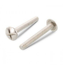 NF E 25-129 A2 M 8X25 Винт мебельный нержавеющий с низкой большой полукруглой головой и крестообразным шлицем