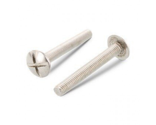 NF E 25-129 A2 M 8X40 Винт мебельный нержавеющий с низкой большой полукруглой головой и крестообразным шлицем