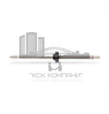 Art. 9082 A2 M 12X400 A/F 9 Винт-шуруп укомплектованный черной прокладкой EPDM нержавеющий (резьбовой нагель)