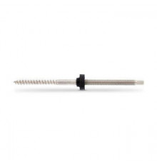 Art. 9082 A2 M 12X400 A/F 9 Винт-шуруп укомплектованный черной прокладкой EPDM нержавеющий (резьбовой нагель)