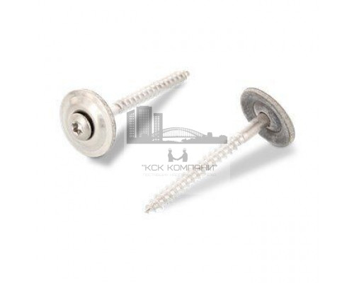 Art. 9088 A2 4,5X65 TX20 Шуруп по дереву с полупотайной головой с закрепленной EPDM-шайбой (20 мм), шлиц TX