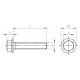 M 12X30/30 DIN 6921 A2 Болт нержавеющий с фланцем и шестигранной головкой