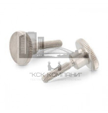 DIN 464 AISI 303 M 4X16 Винт нажимной рифленый высокий нержавеющий с накатанной головкой