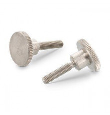 DIN 464 AISI 303 M 3X10 Винт нажимной рифленый высокий нержавеющий с накатанной головкой