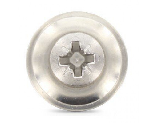 Art. 9167 A2 4,5X55 Z Шуруп по дереву с полупотайной головой с закрепленной EPDM-шайбой (15 мм), шлиц PZ