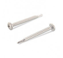 DIN 7504 A4 M 2,9X13 H Саморез самонарезающий сверлоконечный с полукруглой головой форма "М" и крестообразным шлицем PH (Phillips) нержавеющий