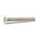 M5X14 SZ DIN 933 A4 Болт нержавеющий с прямым шлицем SL шестигранной головкой, полная резьба