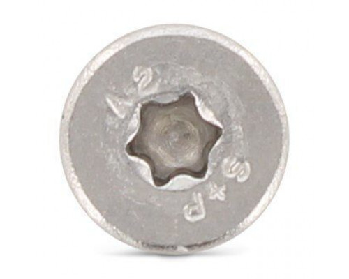 Art. 9040 A2 5,0X80/50 TX20 Саморез с потайной головой и коротким буром самозенкующийся для твердых пород древесины нержавеющий