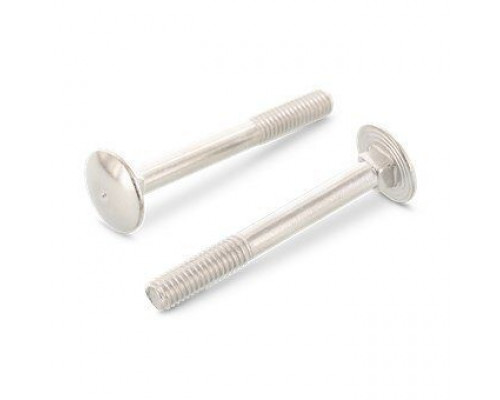 M16X110 DIN 603 A2 Болт нержавеющий с квадратным подголовком с неполной резьбой и полукруглой головкой