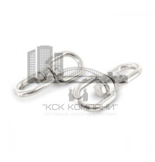 Art. 8254 A4 10 Вертлюг тип "петля-петля" нержавеющий