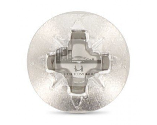 DIN 7504 A4 M 4,8X80 Z Саморез самонарезающий сверлоконечный с полукруглой головой форма М и крестообразным шлицем PZ (Pozidriv) нержавеющий  купить в Москве