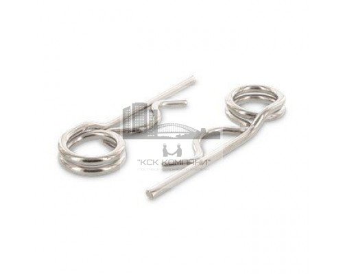 DIN 11024 A4 8X150 Шплинт пружинный игольчатый с двойным кольцом нержавеющий