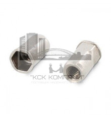 Заклепка М8х17мм Art. 1027 A2 нержавеющая с потайным уменьшенным бортиком, шестигранная, резьбовая