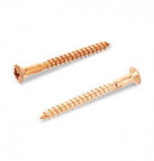 DIN 7995 A2-Cu 4,5X35 Z Шуруп по дереву с полупотайной головой и крестообразным шлицем PZ