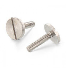 DIN 921 AISI 303 M 6X25 Винт нержавеющий с увеличенной цилиндрической плоской головой и прямым шлицем