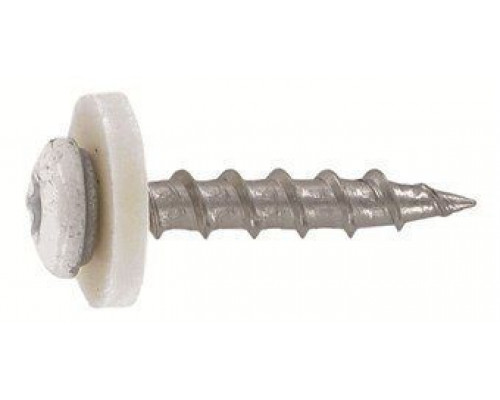 Art. 9066 A2 C 3,9X19 TX15 Саморез окрашенный RAL 9003 для подоконников c крупной резьбой шлиц TX