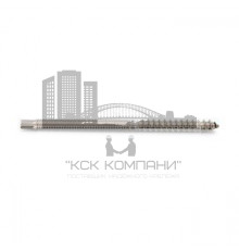 Art. 9082 A2 M 12X200 A/F 9 Винт-шуруп с шестигранным наконечником нержавеющий (резьбовой нагель)