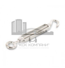 Art. 9072 A4 M 5 type C Талреп тип "кольцо-крюк" для натяжения каната нержавеющий