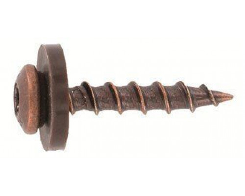 Art. 9066 A2 C 3,9X25 TX15 Саморез коричневый для подоконников c крупной резьбой, шлиц TX