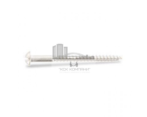 DIN 96 A4 2,5X10 Шуруп нержавеющий с полукруглой головой по дереву  купить в Москве