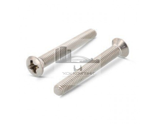 DIN 966 A4 M 4X22 H Винт с полупотайной головой и крестообразным шлицем PH (Phillips) нержавеющий