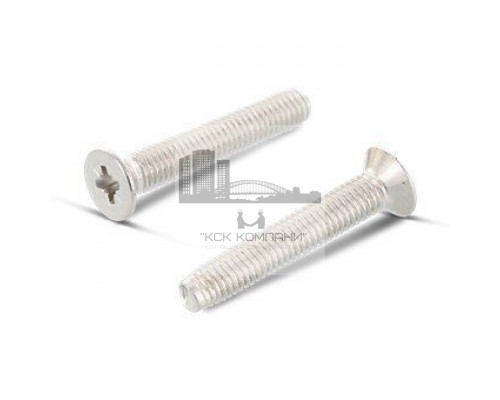 DIN 7500 A2 ME M3X12 Z Винт резьбовыдавливающий с потайной головой со сферой тип M, шлиц PZ