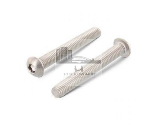 ISO 7380-1 A4 M 4X40/40 Винт нержавеющий с полукруглой головой и внутренним шестигранником