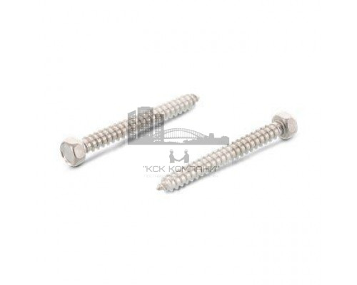 DIN 7976 A2 C 6,3X110 Винт самонарезающий с шестигранной головой нержавеющий