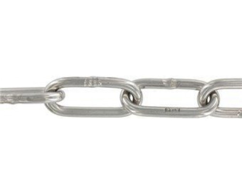 DIN 763 A4 8 X 52 Цепь сварная нержавеющая с длинными звеньями DIN 763 A4 8 X 52 Цепь сварная нержавеющая с длинными звеньями