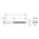 DIN 96 A2 3,5X30 Шуруп нержавеющий с полукруглой головой по дереву  купить в Москве