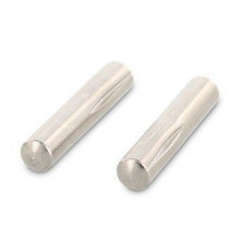 DIN 1474 AISI 303 6X10 Штифт цилиндрический забивной с насечками наполовину длины с трех сторон нержавеющий