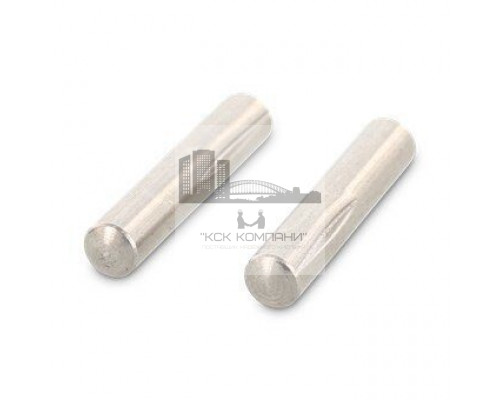 DIN 1474 AISI 303 5X50 Штифт цилиндрический забивной с насечками наполовину длины с трех сторон нержавеющий