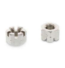 DIN 935 М20 SW30 A2 Гайка нержавеющая с прорезями шестигранная (корончатая)