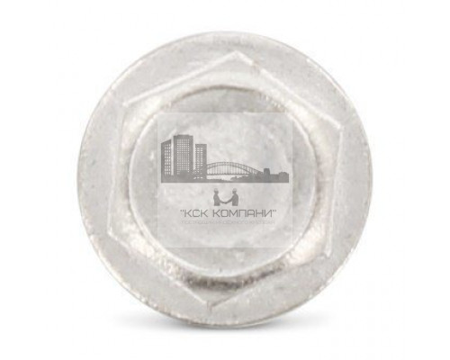 DIN 7504 A2 K 6,3X16 Саморез самонарезающий сверлоконечный с шестигранной головой с фланцем, форма К нержавеющий  купить в Москве