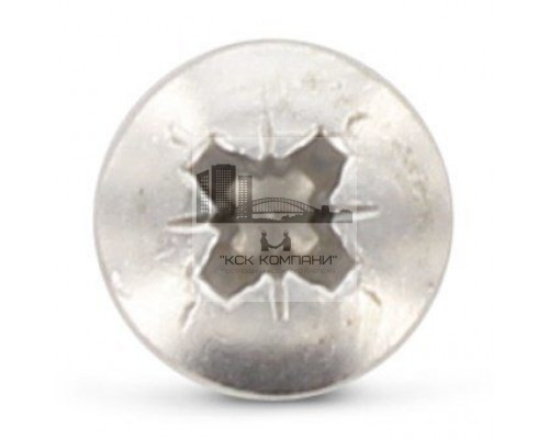 DIN 7500 A2 ME M2,5X8 Z Винт резьбовыдавливающий с потайной головой со сферой тип M, шлиц PZ