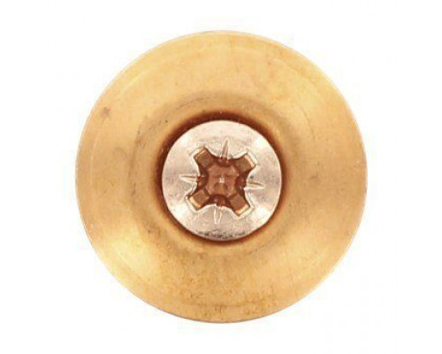 Art. 9068 A2-Cu 4,5X40 Z Шуруп по дереву с полупотайной головой с закрепленной EPDM-шайбой (20 мм), шлиц PZ