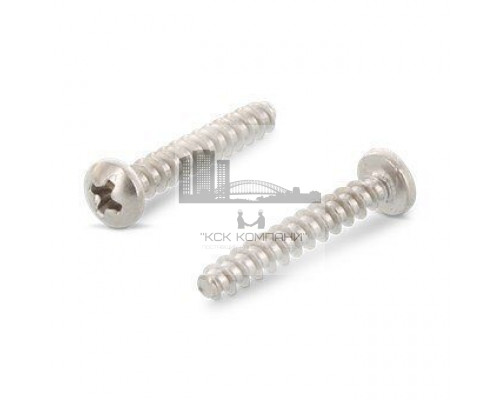 Art. 9091 A2 4,0X8 H Саморез с цилиндрической головой для термопластов с крестообразным шлицем Phillips (PH)