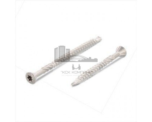 Art. 9241 AISI 410 5,0X50/30 TX20 Шуруп самосверлящий самозенкующийся с полупотайной головкой со второй фиксирующей резьбой, с углом головки 60° и звездо