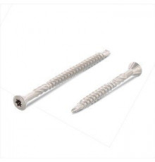 Art. 9241 AISI 410 5,0X70/42 TX20 Шуруп самосверлящий самозенкующийся с полупотайной головкой со второй фиксирующей резьбой, с углом головки 60° и звездо