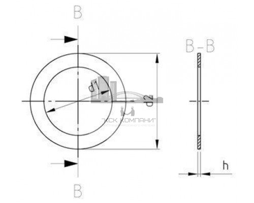 DIN 988 A2 20X28X0,2 Шайбы подгоночные плоские