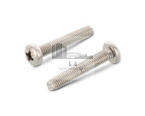 DIN 7500 A2 CE M3X16 Z Винт резьбовыдавливающий с цилиндрической головой со сферой тип C, шлиц PZ