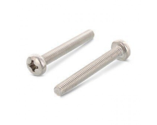 DIN 7985 A4 M 2X20 H Винт нержавеющий с полукруглой головой и крестообразным шлицем PH (Phillips)