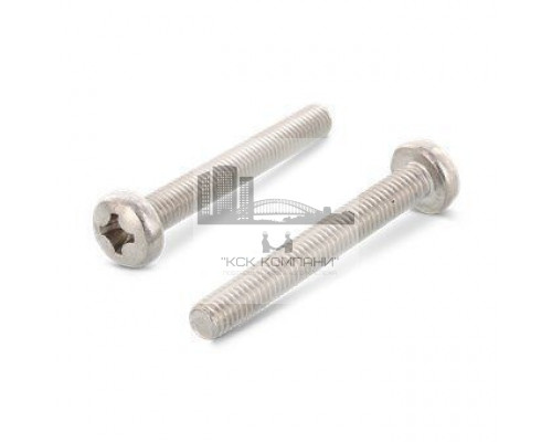 DIN 7985 A4 M 5X12 H Винт нержавеющий с полукруглой головой и крестообразным шлицем PH (Phillips)