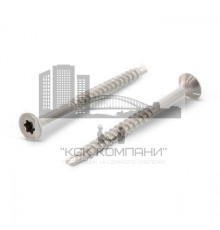 Art. 9044 A2 5,0X25/18 TX25 Саморез с длинным буром с неполной резьбой, потайной самозенкующейся головкой и звездообразным шлицем TORX нержавеющий по де