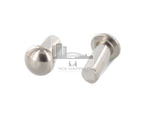 Заклепка 3х14мм DIN 660 A4 нержавеющая с полукруглой головкой, забивная (под молоток)