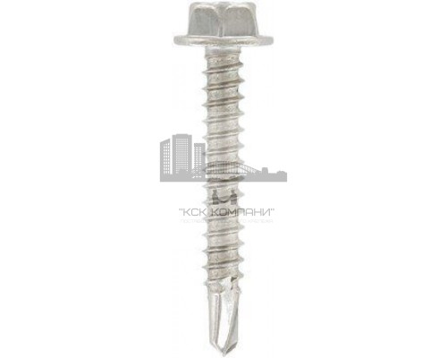 ISO 15480 AISI 410 6,3X19 Саморез типа К сверлоконечный с шестигранной головой и буртиком  купить в Москве