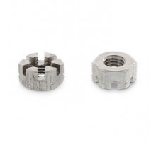 DIN 937 М16 SW24 A4 Гайка нержавеющая, шестигранная, корончатая