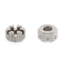 DIN 937 М14 SW22 A2 Гайка нержавеющая, шестигранная, корончатая