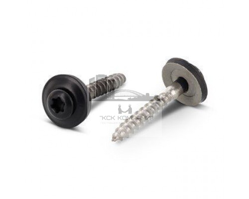 Art. 9087 A2 4,5X120 TX20 - RAL 7016 Шуруп c полупотайной головой и двухсоставной шайбой, звездообразный шлиц TX (TORX), с фиксированной EPDM прокладкой, нержаве