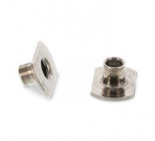 Art. 9060 A2 M 3 d 17 / h 5 Гайка нержавеющая с плоским фланцем форма С, приварная